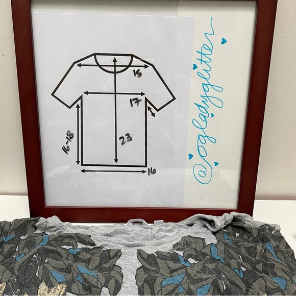 Thyme Maternity T-Shirt with Foliage Print - Picture 2 of 9